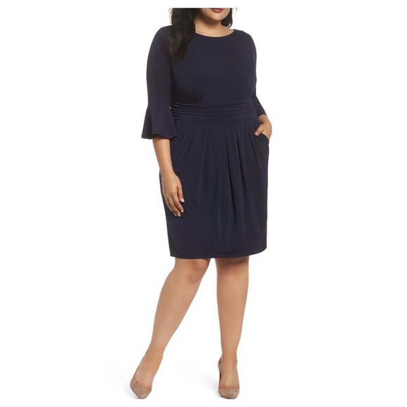 Eliza J. Bell Sleeve Sheath Dress Size 22W